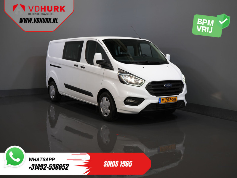 Ford Transit Custom 340 2.0 TDCI 130 pk L2 Dubbel Cabine DC BPM VRIJ! 6 Pers./ 2.8t Trekverm./ PDC/ Cruise/ Trekhaak/ Airco - فان المدمجة, الشاحنات الصغيرة كابينة مزدوجة: صورة 1 Ford Transit Custom 340 2.0 TDCI 130 pk L2 Dubbel Cabine DC BPM VRIJ! 6 Pers./ 2.8t Trekverm./ PDC/ Cruise/ Trekhaak/ Airco - فان المدمجة, الشاحنات الصغيرة كابينة مزدوجة: صورة 1