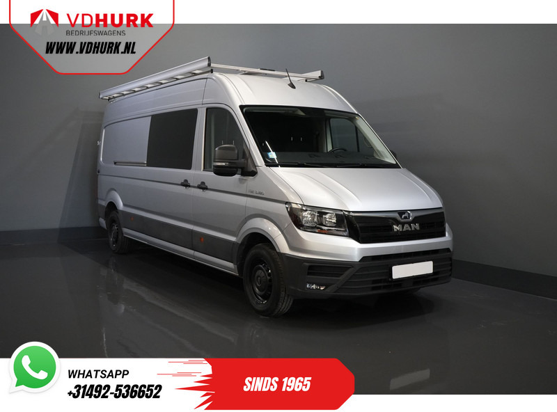 MAN TGE 3.180 180 pk DSG Aut. L4H3 DC Dubbel Cabine BPM VRIJ! 7 pers./ 270Gr. Deuren/ Carplay/ Imperiaal + Trap/ Gev.Stoel/ Cruise/ Came - فان, الشاحنات الصغيرة كابينة مزدوجة: صورة 1 MAN TGE 3.180 180 pk DSG Aut. L4H3 DC Dubbel Cabine BPM VRIJ! 7 pers./ 270Gr. Deuren/ Carplay/ Imperiaal + Trap/ Gev.Stoel/ Cruise/ Came - فان, الشاحنات الصغيرة كابينة مزدوجة: صورة 1