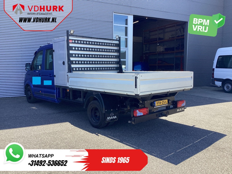 MAN TGE 50 2.0 180 pk DC Dubbel Cabine BPM VRIJ! Open Laadbak/ 7 Pers./ Dubbel Lucht/ Adapt. Cruise/ 3.5t Trekverm./ Tacho/ Gev.Stoel/ C - شاحنة مفتوحة, الشاحنات الصغيرة كابينة مزدوجة: صورة 2 MAN TGE 50 2.0 180 pk DC Dubbel Cabine BPM VRIJ! Open Laadbak/ 7 Pers./ Dubbel Lucht/ Adapt. Cruise/ 3.5t Trekverm./ Tacho/ Gev.Stoel/ C - شاحنة مفتوحة, الشاحنات الصغيرة كابينة مزدوجة: صورة 2