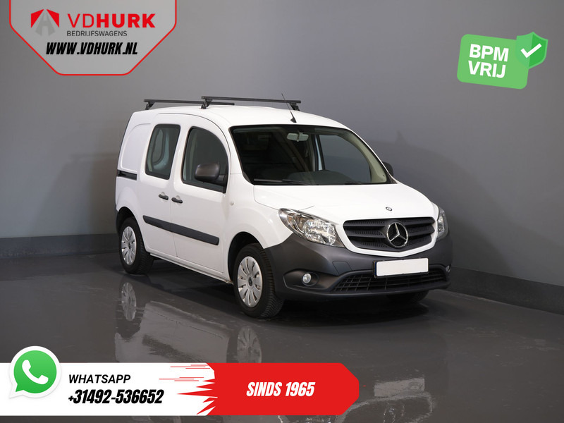 Mercedes-Benz Citan 108 CDI 75 pk BPM VRIJ EUR 6/ NL auto/ Airco/ PDC/ Dakdragers/ Radio - فان المدمجة: صورة 1 Mercedes-Benz Citan 108 CDI 75 pk BPM VRIJ EUR 6/ NL auto/ Airco/ PDC/ Dakdragers/ Radio - فان المدمجة: صورة 1