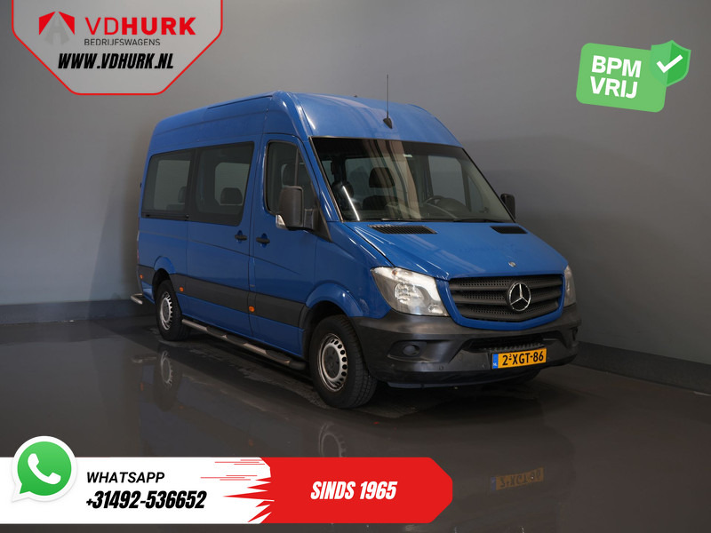 Mercedes-Benz Sprinter 213 2.2 CDI Aut. L2H2 9 Persoons EXPORT Incl. BTW&BPM €13.915,- Airco/ PDC/ Sidebars/ Rearbar - حافلة صغيرة, ميكروباص: صورة 1 Mercedes-Benz Sprinter 213 2.2 CDI Aut. L2H2 9 Persoons EXPORT Incl. BTW&BPM €13.915,- Airco/ PDC/ Sidebars/ Rearbar - حافلة صغيرة, ميكروباص: صورة 1