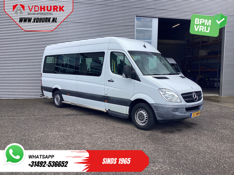 Mercedes-Benz Sprinter 313 2.2 CDI L3H2 €10.572 Incl. BTW BPM VRIJ! EXPORT ONLY Combi/ 9 Persoons/ Kombi/ 9P/ Airco/ Rolstoellift - حافلة صغيرة, ميكروباص: صورة 1 Mercedes-Benz Sprinter 313 2.2 CDI L3H2 €10.572 Incl. BTW BPM VRIJ! EXPORT ONLY Combi/ 9 Persoons/ Kombi/ 9P/ Airco/ Rolstoellift - حافلة صغيرة, ميكروباص: صورة 1