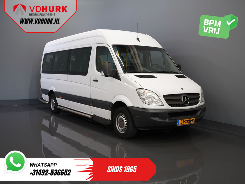 Mercedes-Benz Sprinter 313 2.2 CDI L3H2 €10.890,- incl BTW (BPM VRIJ) EXPORT Combi/ 9 Persoons/ Kombi/ 9P/ Rearbar/ Sidebars/ Airco/ Rolstoellift - حافلة صغيرة, ميكروباص: صورة 1 Mercedes-Benz Sprinter 313 2.2 CDI L3H2 €10.890,- incl BTW (BPM VRIJ) EXPORT Combi/ 9 Persoons/ Kombi/ 9P/ Rearbar/ Sidebars/ Airco/ Rolstoellift - حافلة صغيرة, ميكروباص: صورة 1