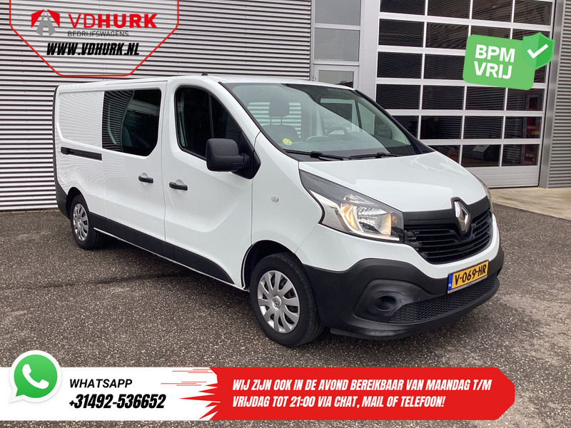 Renault Trafic 1.6 dCi 125 pk L2 DC Dubbel Cabine BPM VRIJ NL Auto/ Camera/ Cruise/ Navi/ Airco/ Trekhaak - فان المدمجة, الشاحنات الصغيرة كابينة مزدوجة: صورة 1 Renault Trafic 1.6 dCi 125 pk L2 DC Dubbel Cabine BPM VRIJ NL Auto/ Camera/ Cruise/ Navi/ Airco/ Trekhaak - فان المدمجة, الشاحنات الصغيرة كابينة مزدوجة: صورة 1