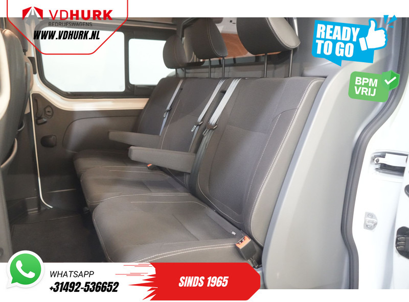 فان المدمجة, الشاحنات الصغيرة كابينة مزدوجة Renault Trafic 2.0 dCi 120 pk L2 DC Dubbel Cabine BPM VRIJ! Ready2Go LED/ 2x schuifdeur/ Sidebars/ Carplay/ Climate/ Camera/ PDC/ Cruise/ Trekh: صورة 14