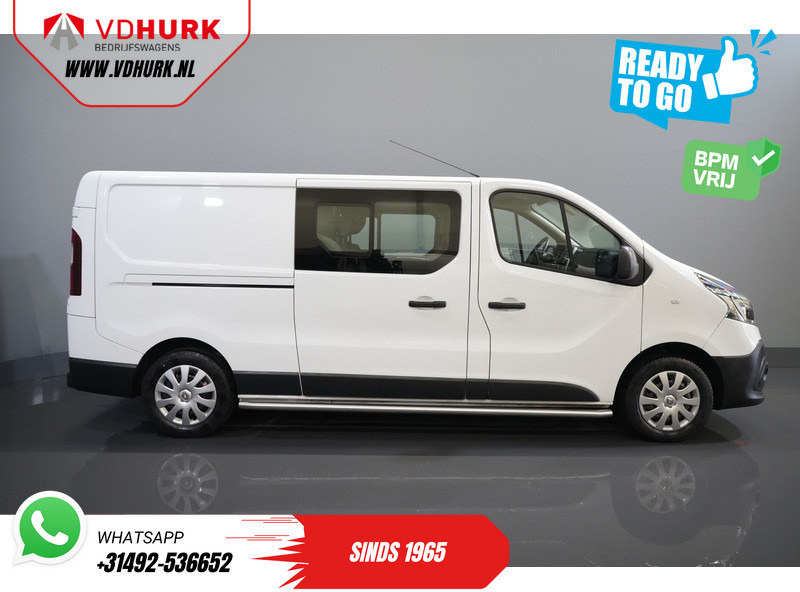 فان المدمجة, الشاحنات الصغيرة كابينة مزدوجة Renault Trafic 2.0 dCi 120 pk L2 DC Dubbel Cabine BPM VRIJ! Ready2Go LED/ 2x schuifdeur/ Sidebars/ Carplay/ Climate/ Camera/ PDC/ Cruise/ Trekh: صورة 10