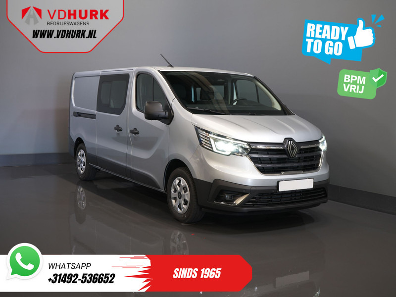 Renault Trafic 2.0 dCi 130 pk L2 BPM VRIJ! DC Dubbel Cabine LED/ 2xSchuifdeur/ Navi/ Carplay/ Camera/ PDC/ Cruise - فان المدمجة, الشاحنات الصغيرة كابينة مزدوجة: صورة 1 Renault Trafic 2.0 dCi 130 pk L2 BPM VRIJ! DC Dubbel Cabine LED/ 2xSchuifdeur/ Navi/ Carplay/ Camera/ PDC/ Cruise - فان المدمجة, الشاحنات الصغيرة كابينة مزدوجة: صورة 1