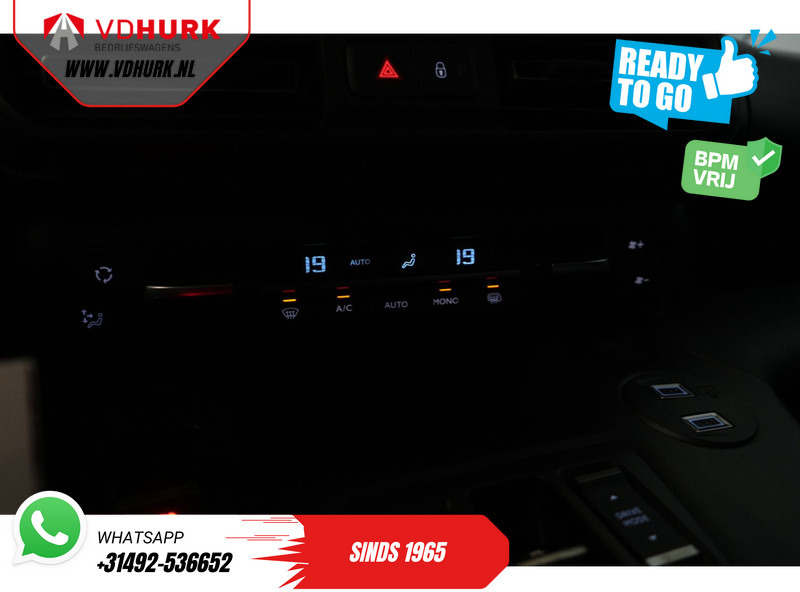 فان Toyota PROACE CITY 1.5 130 pk Aut. L2 BPM VRIJ! LED/ Virtual Cockpit/ 3 pers./ Carplay/ Camera/ Climate/ PDC/ Cruise: صورة 18