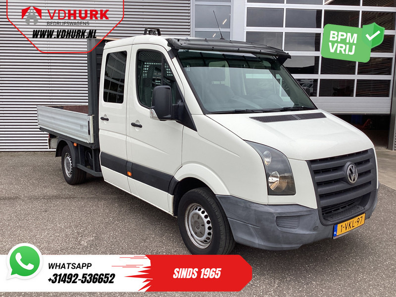 Volkswagen Crafter 2.5 TDI EXPORT Open laadbak 268x201x40/ 5 cil./ 7 Pers./ Trekhaak/ Airco/ Radio - شاحنة مفتوحة, الشاحنات الصغيرة كابينة مزدوجة: صورة 1 Volkswagen Crafter 2.5 TDI EXPORT Open laadbak 268x201x40/ 5 cil./ 7 Pers./ Trekhaak/ Airco/ Radio - شاحنة مفتوحة, الشاحنات الصغيرة كابينة مزدوجة: صورة 1