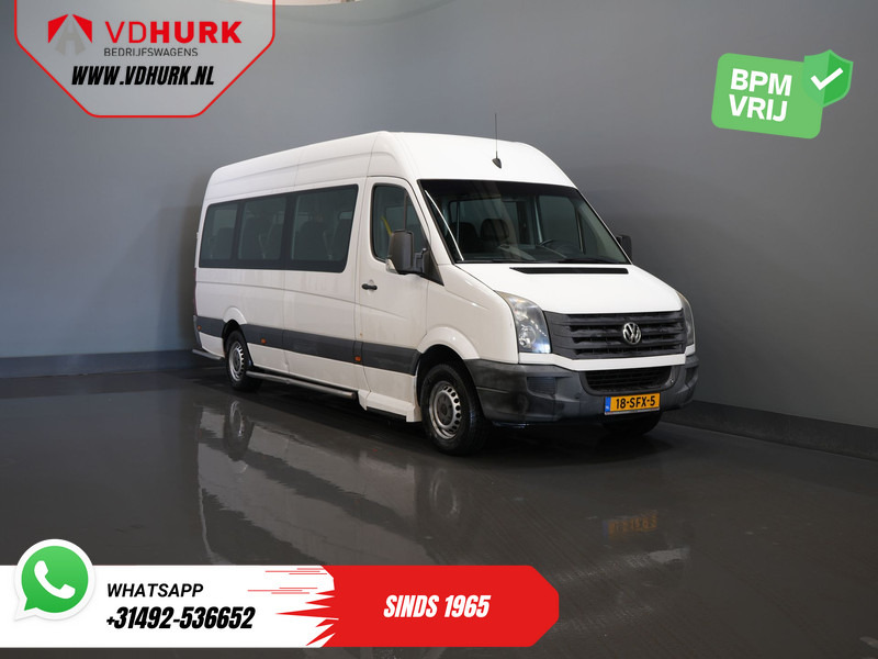 Volkswagen Crafter 35 2.0 TDI L3H2 EXPORT ONLY! €9.559 incl BTW/BPM Rolstoellift/ 9 Pers/ 9P/ Sidebars/ Rearbar/ Airco - حافلة صغيرة, ميكروباص: صورة 1 Volkswagen Crafter 35 2.0 TDI L3H2 EXPORT ONLY! €9.559 incl BTW/BPM Rolstoellift/ 9 Pers/ 9P/ Sidebars/ Rearbar/ Airco - حافلة صغيرة, ميكروباص: صورة 1