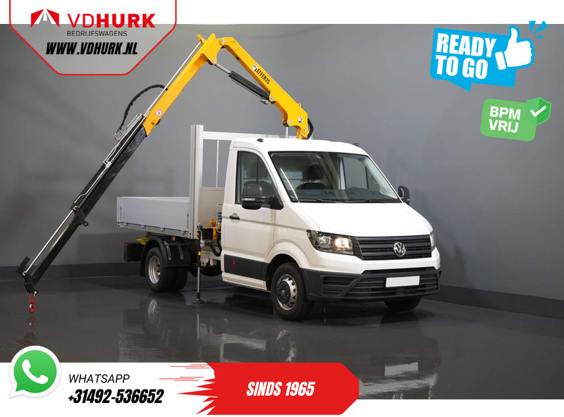 Volkswagen Crafter 50 165 pk Effer 352S Kraan/ Crane/ Kran/ Autokran/ PTO/ Open laadbak/ Dubbel Lucht - شاحنة مفتوحة: صورة 1 Volkswagen Crafter 50 165 pk Effer 352S Kraan/ Crane/ Kran/ Autokran/ PTO/ Open laadbak/ Dubbel Lucht - شاحنة مفتوحة: صورة 1
