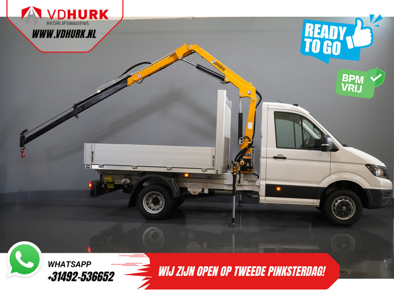 Volkswagen Crafter 50 165 pk Effer 352S Kraan/ Crane/ Kran/ Autokran/ PTO/ Open laadbak/ Dubbel Lucht - شاحنة مفتوحة: صورة 2 Volkswagen Crafter 50 165 pk Effer 352S Kraan/ Crane/ Kran/ Autokran/ PTO/ Open laadbak/ Dubbel Lucht - شاحنة مفتوحة: صورة 2