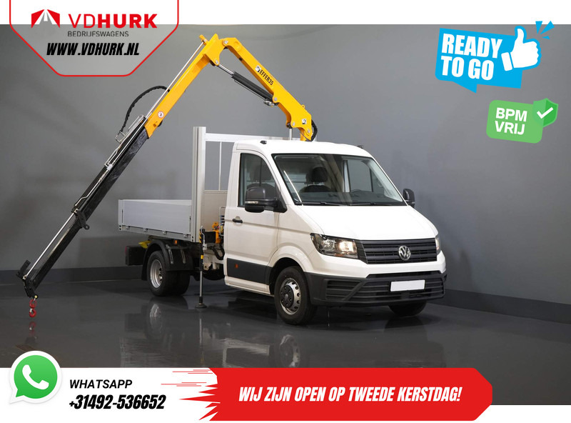 Volkswagen Crafter 50 165 pk Effer 352S Kraan/ Crane/ Kran/ Autokran/ PTO/ Open laadbak/ Dubbel Lucht - شاحنة مفتوحة: صورة 1 Volkswagen Crafter 50 165 pk Effer 352S Kraan/ Crane/ Kran/ Autokran/ PTO/ Open laadbak/ Dubbel Lucht - شاحنة مفتوحة: صورة 1