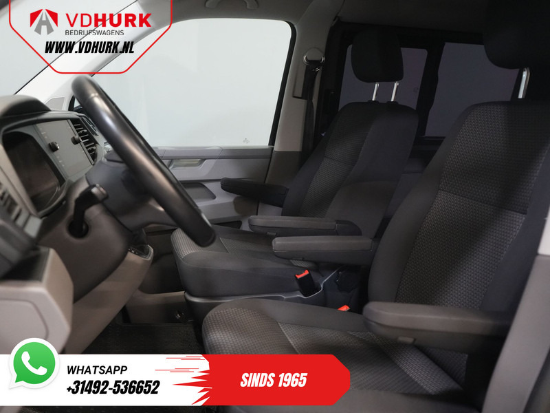 فان المدمجة, الشاحنات الصغيرة كابينة مزدوجة Volkswagen Transporter T6.1 2.0 TDI 150 pk DSG Aut. L2 DC Dubbel Cabine (DEMO) BPM VRIJ! Adapt. Cruise/ 2.5t Trekhaak/ NAVI/ Carplay/ PDC/ LMV/ Airco: صورة 12