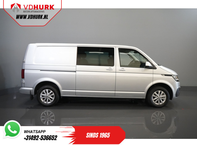 فان المدمجة, الشاحنات الصغيرة كابينة مزدوجة Volkswagen Transporter T6.1 2.0 TDI 150 pk DSG Aut. L2 DC Dubbel Cabine Highline BPM VRIJ! Adapt.Cruise/ LED/ 2xSchuifdeur/ Standkachel/ Carplay/ Stoel: صورة 10
