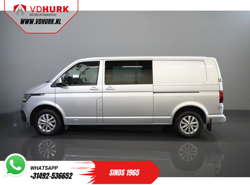 فان المدمجة, الشاحنات الصغيرة كابينة مزدوجة Volkswagen Transporter T6.1 2.0 TDI 150 pk DSG Aut. L2 DC Dubbel Cabine Highline BPM VRIJ! Adapt.Cruise/ LED/ 2xSchuifdeur/ Standkachel/ Carplay/ Stoel: صورة 9