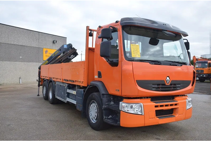 Renault Premium 410 - شاحنات مسطحة, شاحنة كرين: صورة 5 Renault Premium 410 - شاحنات مسطحة, شاحنة كرين: صورة 5