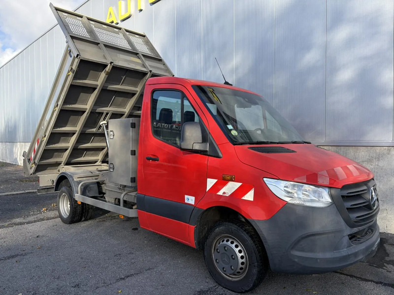 Mercedes-Benz Sprinter 514 *Kipper*Trekhaak*OpenLaadbak*Airco* - قلاب صغير: صورة 1 Mercedes-Benz Sprinter 514 *Kipper*Trekhaak*OpenLaadbak*Airco* - قلاب صغير: صورة 1