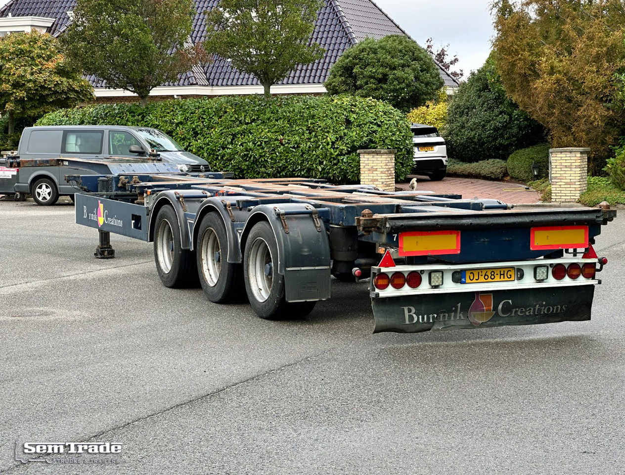 Burg BPO 15-27 Ccxhx BPW Axles Disc Brakes 40 FT. Chassis Lift Axle - نصف مقطورة لنقل الحاويات: صورة 3 Burg BPO 15-27 Ccxhx BPW Axles Disc Brakes 40 FT. Chassis Lift Axle - نصف مقطورة لنقل الحاويات: صورة 3