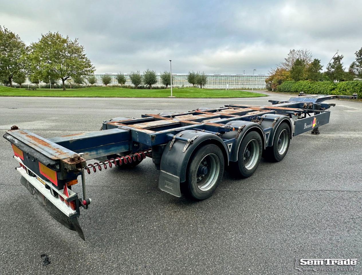Burg BPO 15-27 Ccxhx BPW Axles Disc Brakes 40 FT. Chassis Lift Axle - نصف مقطورة لنقل الحاويات: صورة 5 Burg BPO 15-27 Ccxhx BPW Axles Disc Brakes 40 FT. Chassis Lift Axle - نصف مقطورة لنقل الحاويات: صورة 5