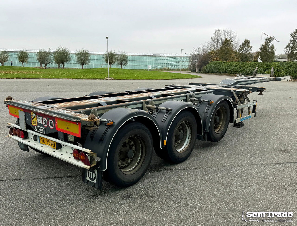 D-TEC VCC-01 FT-LS-S Drum Brakes Lift Axle Front+Middle+Back Slider Holland-Trailer - نصف مقطورة لنقل الحاويات: صورة 5 D-TEC VCC-01 FT-LS-S Drum Brakes Lift Axle Front+Middle+Back Slider Holland-Trailer - نصف مقطورة لنقل الحاويات: صورة 5