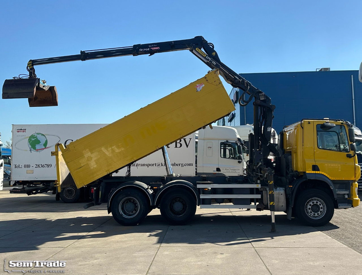 DAF CF 410 FAT 6X4 188.000 KM Palfinger 17 TON/Meter Kraan 2 Zijdige Ruizeveld K - شاحنة كرين: صورة 4 DAF CF 410 FAT 6X4 188.000 KM Palfinger 17 TON/Meter Kraan 2 Zijdige Ruizeveld K - شاحنة كرين: صورة 4