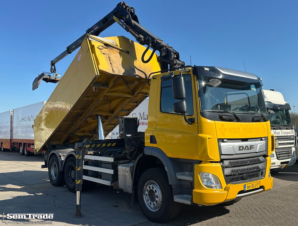 DAF CF 410 FAT 6X4 188.000 KM Palfinger 17 TON/Meter Kraan 2 Zijdige Ruizeveld K - شاحنة كرين: صورة 5 DAF CF 410 FAT 6X4 188.000 KM Palfinger 17 TON/Meter Kraan 2 Zijdige Ruizeveld K - شاحنة كرين: صورة 5
