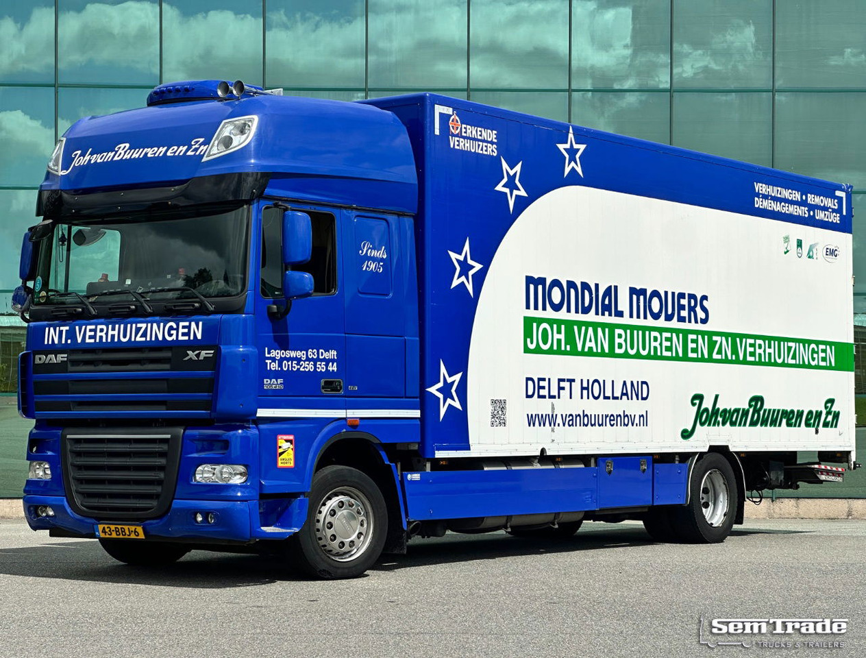 DAF XF 105.410 SSC Euro 5 Only 408.000 KM Full AIR Tail Lift Side Doors TOP Condition Holland Truck - شاحنة مقفلة: صورة 1 DAF XF 105.410 SSC Euro 5 Only 408.000 KM Full AIR Tail Lift Side Doors TOP Condition Holland Truck - شاحنة مقفلة: صورة 1