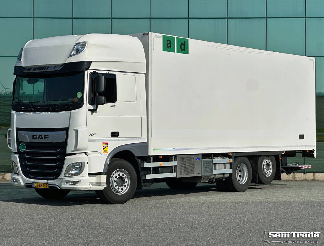 DAF XF 480 FAR SSC EBO Isolated BOX Tail Lift 2X Tanks TRS Cooling Holland-Truck - شاحنة الفريزر: صورة 1 DAF XF 480 FAR SSC EBO Isolated BOX Tail Lift 2X Tanks TRS Cooling Holland-Truck - شاحنة الفريزر: صورة 1
