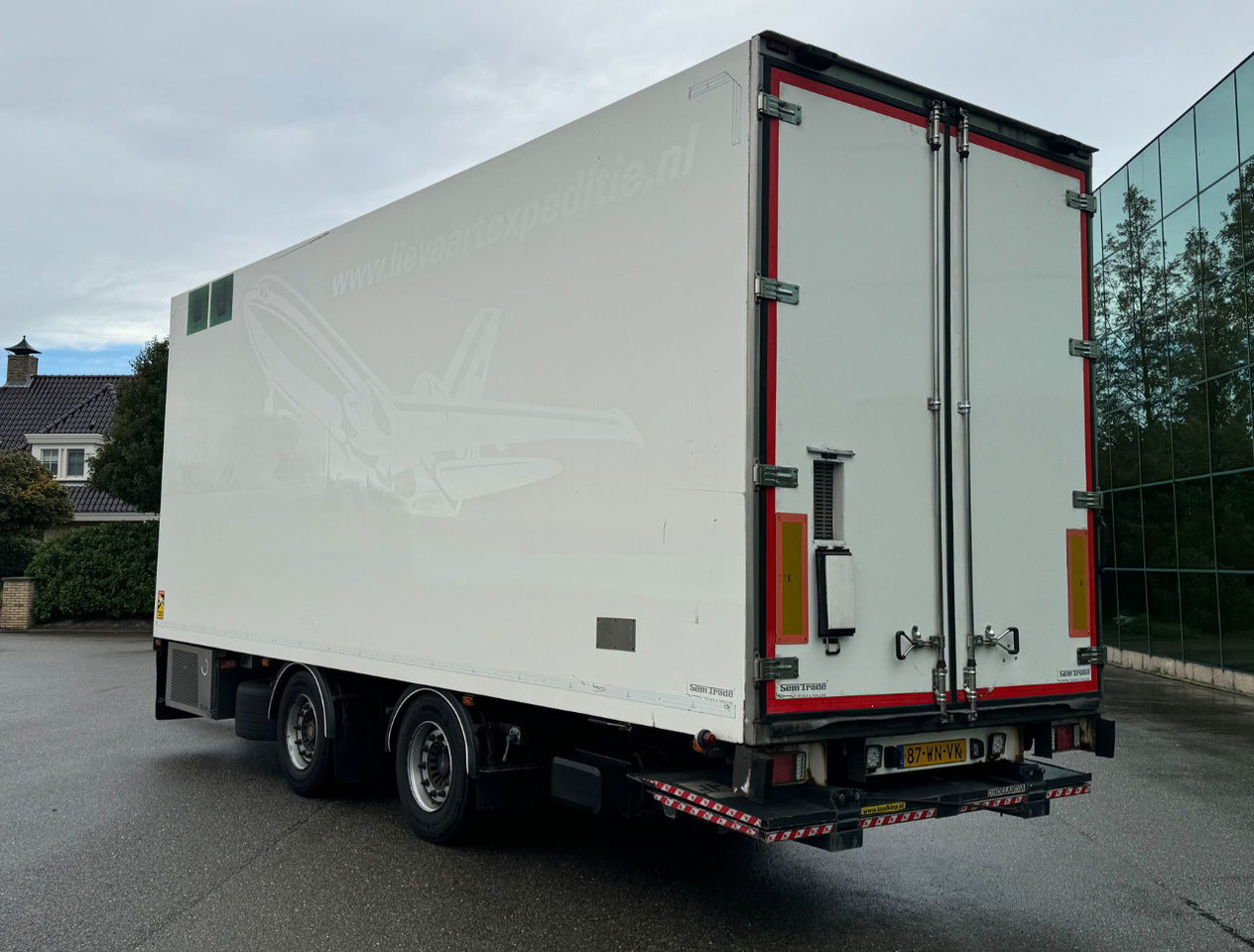 DRACO MZS 218 Wipkar 750 x 250 x 290 CM Inside Tail Lift 2021 TRS Iceland TOP Condition NL Trailertrailer - مقطورة صندوق مغلق: صورة 3 DRACO MZS 218 Wipkar 750 x 250 x 290 CM Inside Tail Lift 2021 TRS Iceland TOP Condition NL Trailertrailer - مقطورة صندوق مغلق: صورة 3