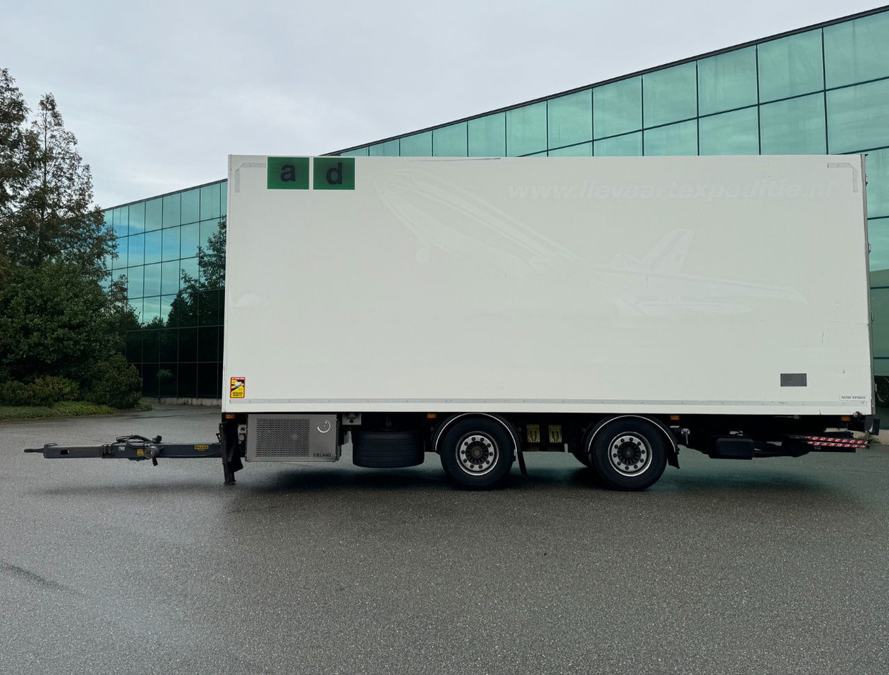DRACO MZS 218 Wipkar 750 x 250 x 290 CM Inside Tail Lift 2021 TRS Iceland TOP Condition NL Trailertrailer - مقطورة صندوق مغلق: صورة 2 DRACO MZS 218 Wipkar 750 x 250 x 290 CM Inside Tail Lift 2021 TRS Iceland TOP Condition NL Trailertrailer - مقطورة صندوق مغلق: صورة 2