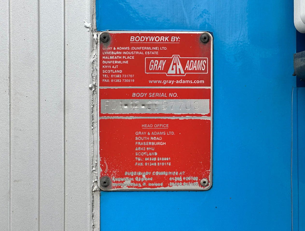 نصف مقطورة مُبرِّدة Gray and Adams City Trailer Carrier Vector 1850 MT TRI-Temp Tail Lift Side Door Steering Axle 3 Pieces Available: صورة 25