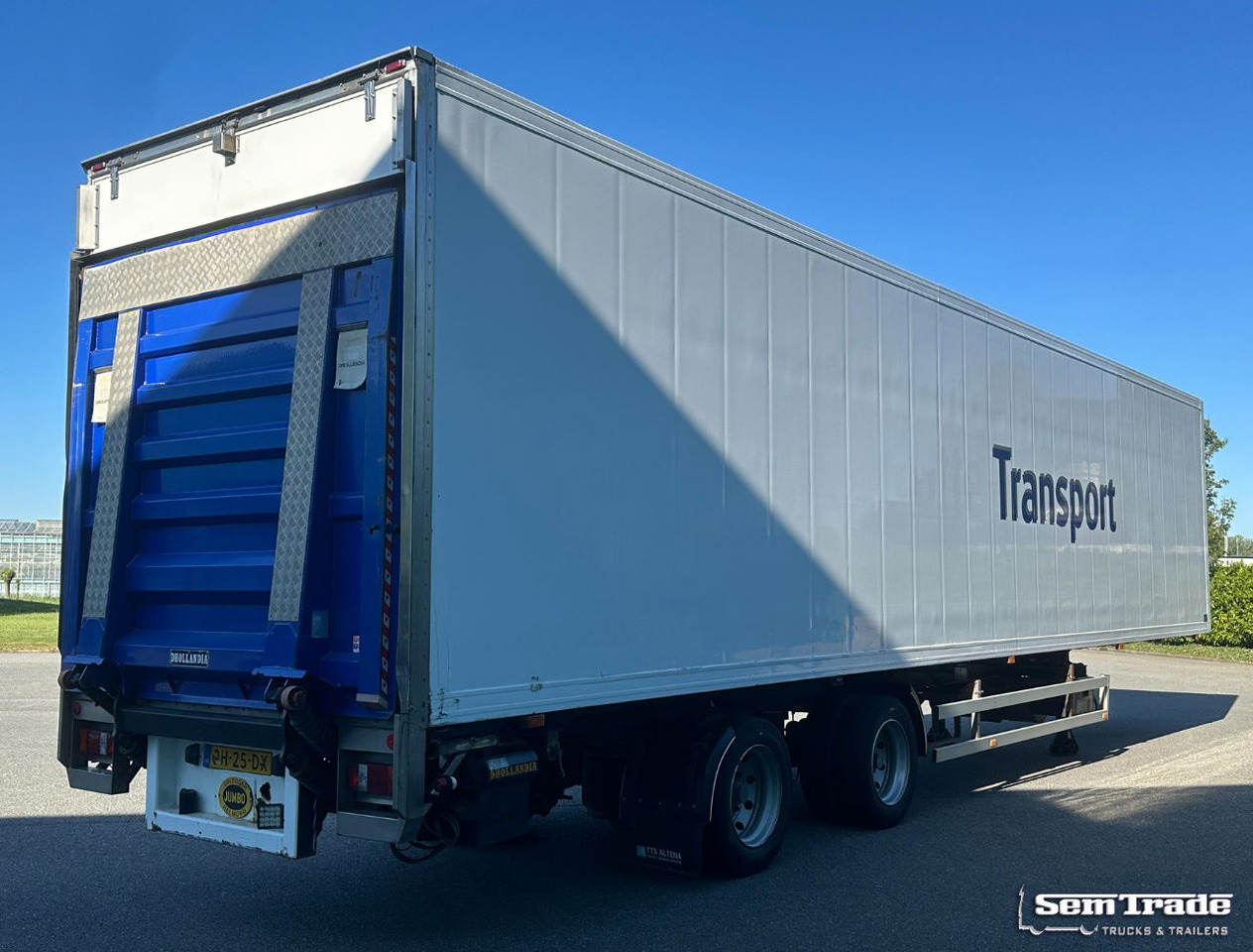 Jumbo 2 Alxe SOR Isolated BOX Tail Lift Steering Axle Holland-Trailer - نصف مقطورة صندوق مغلق: صورة 5 Jumbo 2 Alxe SOR Isolated BOX Tail Lift Steering Axle Holland-Trailer - نصف مقطورة صندوق مغلق: صورة 5