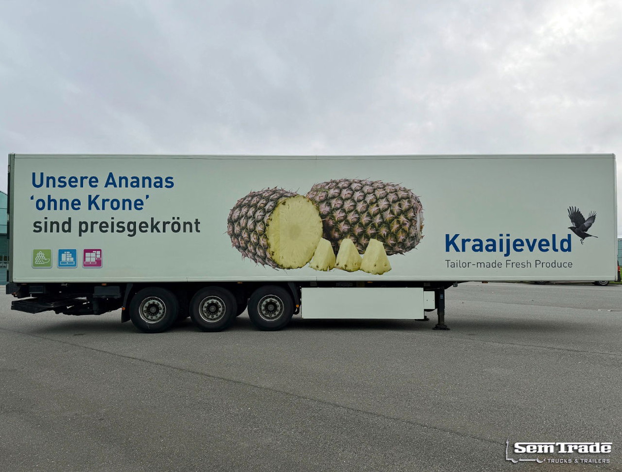 Krone SD Thermo King SLX 300 Tail Lift 2x Lift Axle TOP Condtion Holland-Trailer - نصف مقطورة مُبرِّدة: صورة 5 Krone SD Thermo King SLX 300 Tail Lift 2x Lift Axle TOP Condtion Holland-Trailer - نصف مقطورة مُبرِّدة: صورة 5