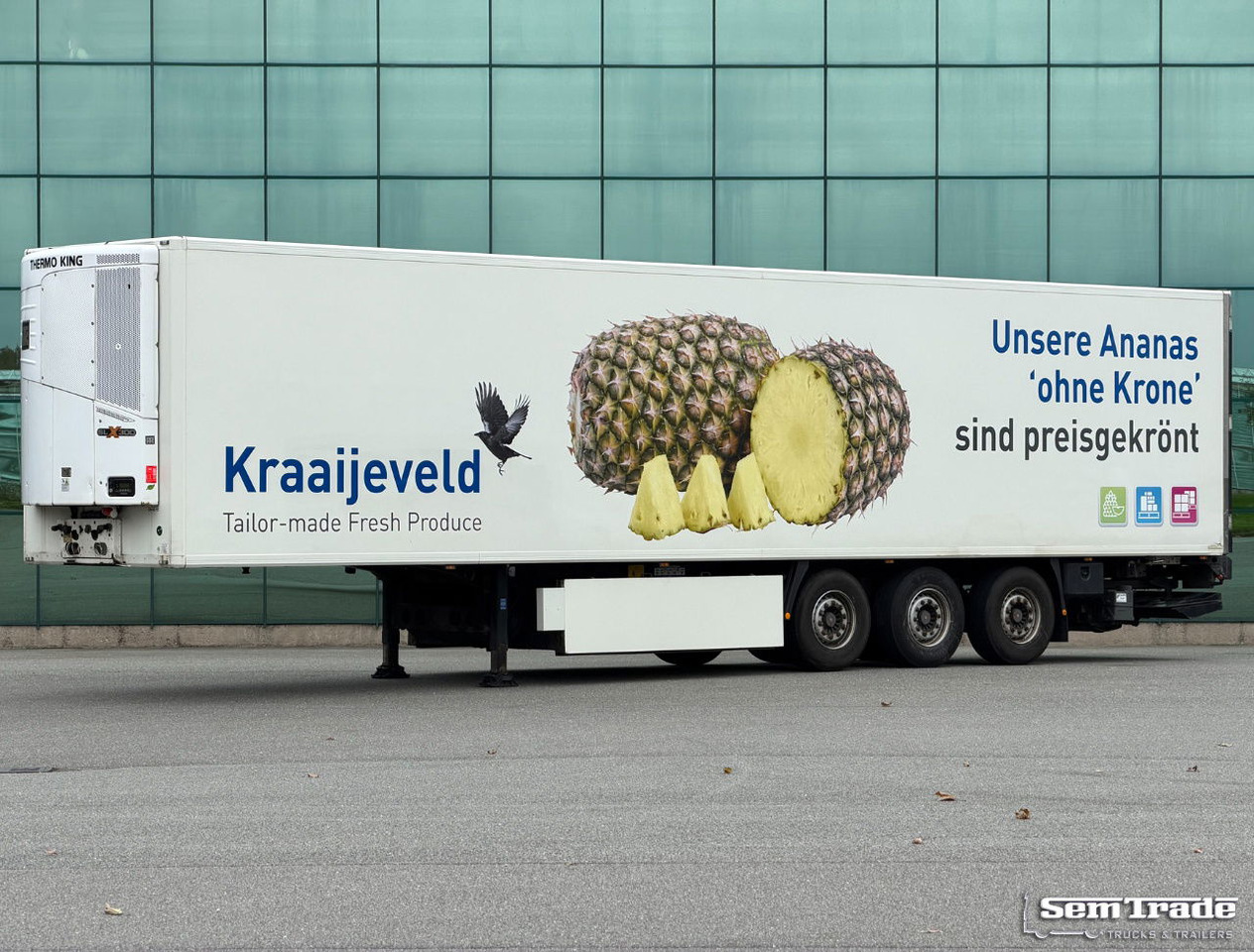 Krone SD Thermo King SLX 300 Tail Lift 2x Lift Axle TOP Condtion Holland-Trailer - نصف مقطورة مُبرِّدة: صورة 1 Krone SD Thermo King SLX 300 Tail Lift 2x Lift Axle TOP Condtion Holland-Trailer - نصف مقطورة مُبرِّدة: صورة 1