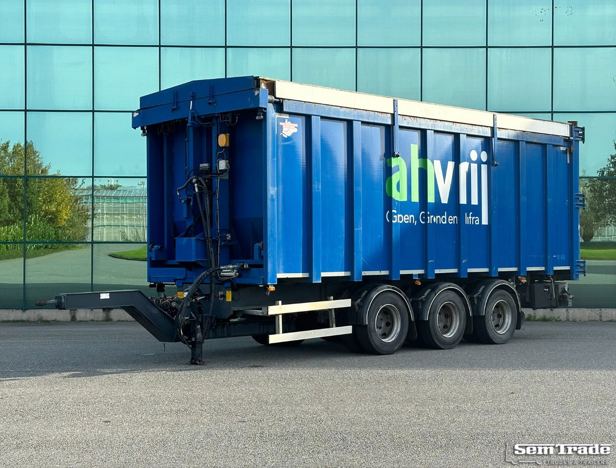 LAG M-3-24 + Piet Ruizeveld DS Lift Axle 72.000 KM Super Condition - مقطورة زراعية قلابة: صورة 1 LAG M-3-24 + Piet Ruizeveld DS Lift Axle 72.000 KM Super Condition - مقطورة زراعية قلابة: صورة 1