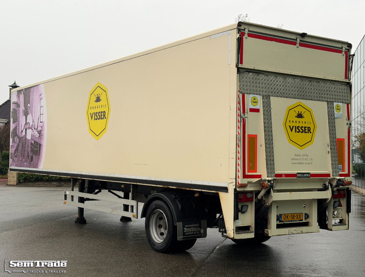 Pacton TBD 122 Tail Lift Steering Axle 1075x250x230 Inside NL City Trailer - نصف مقطورة صندوق مغلق: صورة 3 Pacton TBD 122 Tail Lift Steering Axle 1075x250x230 Inside NL City Trailer - نصف مقطورة صندوق مغلق: صورة 3