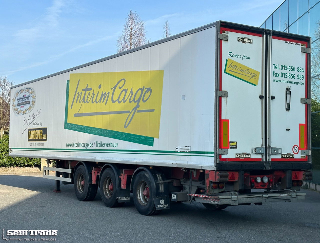 Renders Chereau Carrier Maxima 1300 Steering Axle Tail Lift Belgium Trailer - نصف مقطورة مُبرِّدة: صورة 3 Renders Chereau Carrier Maxima 1300 Steering Axle Tail Lift Belgium Trailer - نصف مقطورة مُبرِّدة: صورة 3