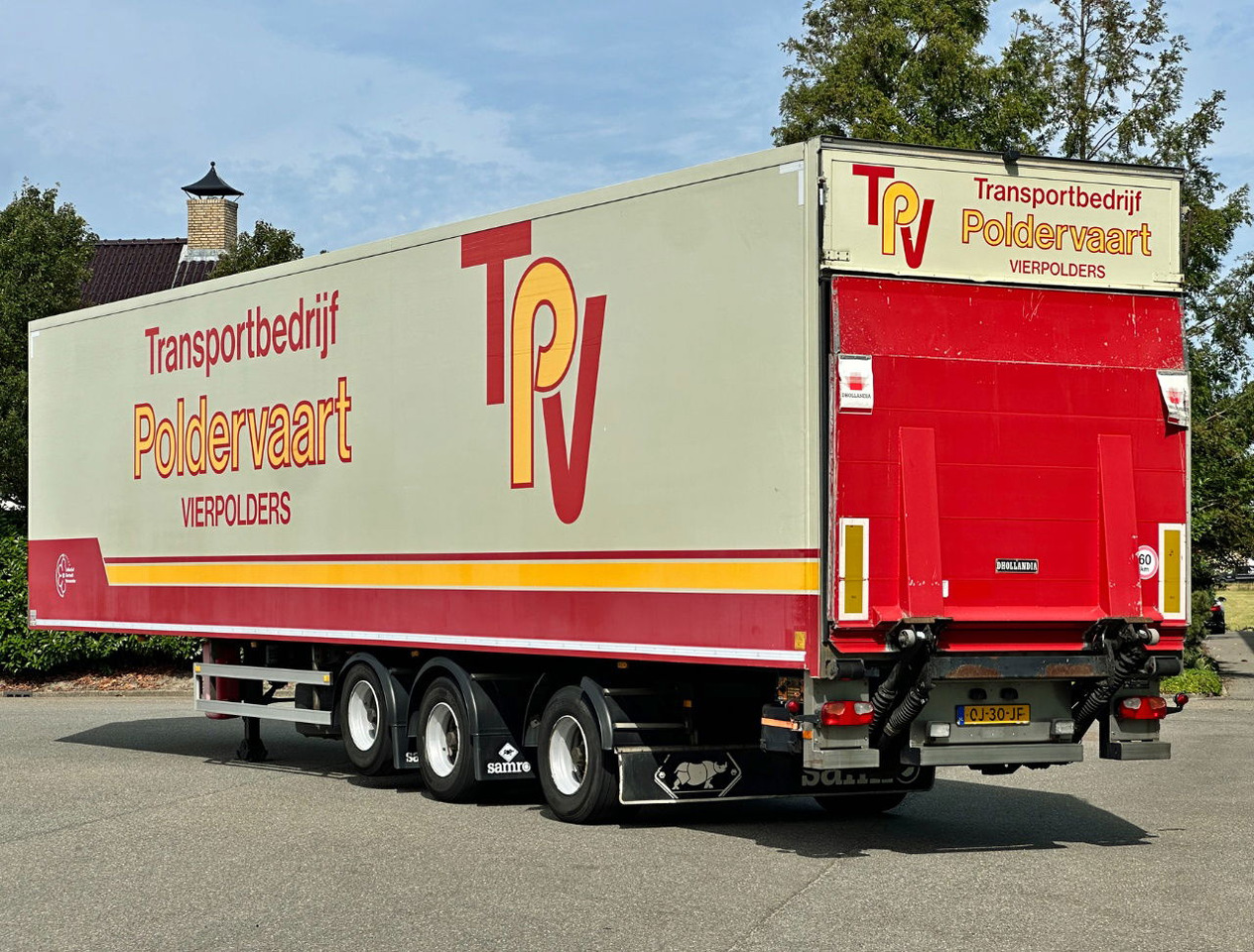 Samro 3-AS Stuuras 3 Tons Achtersluitklep - نصف مقطورة مُبرِّدة: صورة 3 Samro 3-AS Stuuras 3 Tons Achtersluitklep - نصف مقطورة مُبرِّدة: صورة 3