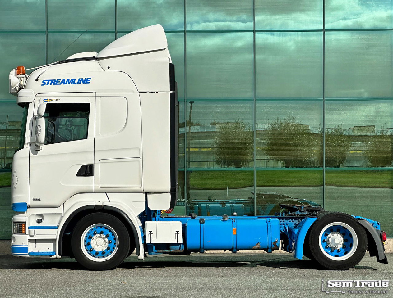 Scania R410 LOW Deck Retarder Full AIR 2x Tanks Park Cooling TOP Condition - وحدة جر: صورة 2 Scania R410 LOW Deck Retarder Full AIR 2x Tanks Park Cooling TOP Condition - وحدة جر: صورة 2