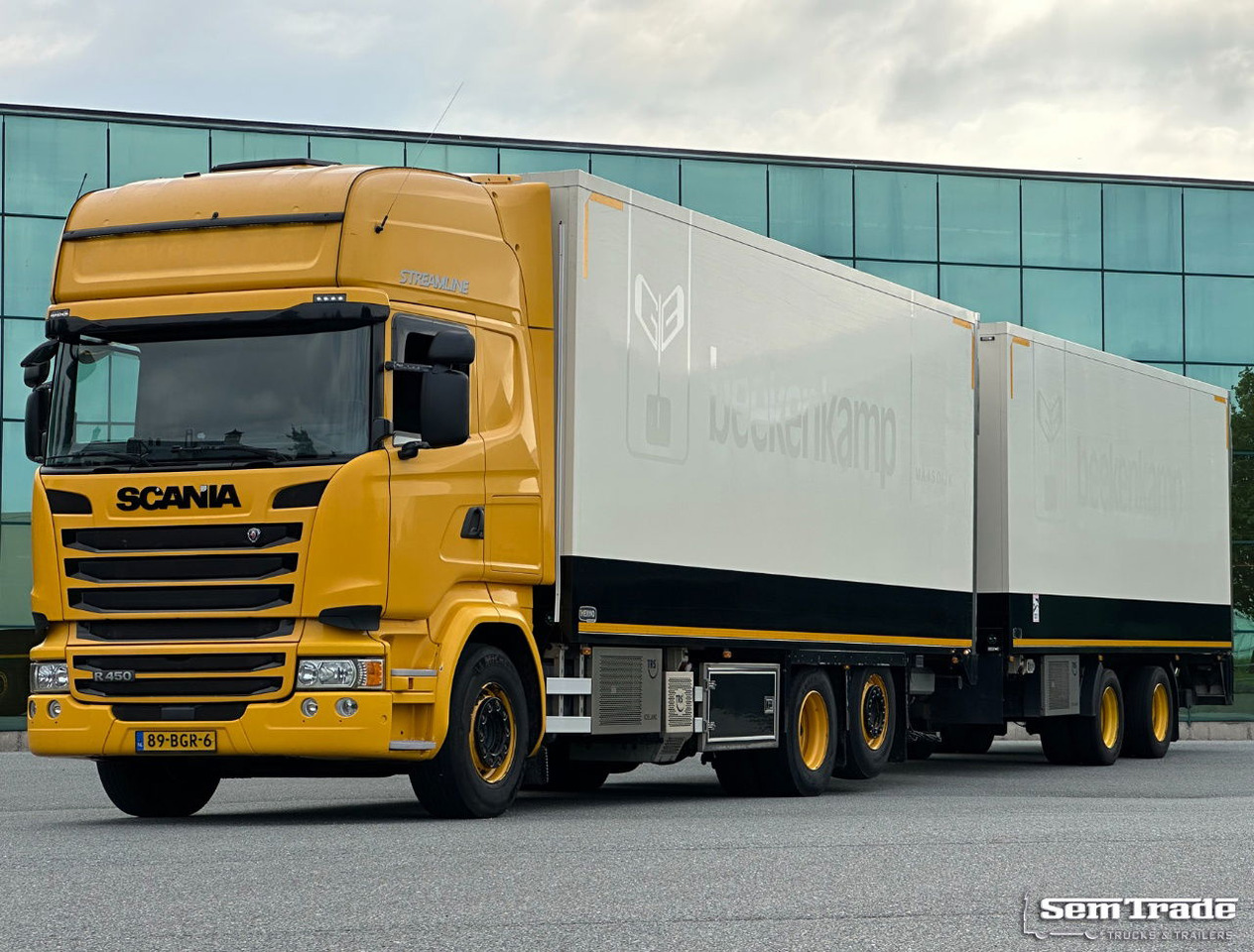 Scania R450 Retarder TRS Cooling Heiwo Isolated Boxes Tail Lift NL-Combi - شاحنة الفريزر: صورة 1 Scania R450 Retarder TRS Cooling Heiwo Isolated Boxes Tail Lift NL-Combi - شاحنة الفريزر: صورة 1