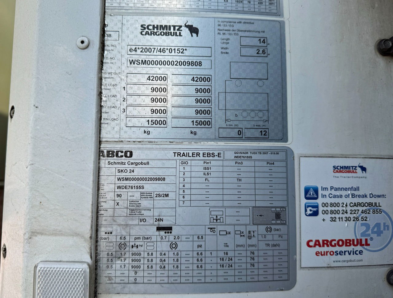 نصف مقطورة مُبرِّدة Schmitz Cargobull 3-AS Stuuras Carrier Vector 1550 Gegalvaniseerd Chassis Nieuwe APK Zeer Goede Banden TOP Staat NL Trailer: صورة 25 نصف مقطورة مُبرِّدة Schmitz Cargobull 3-AS Stuuras Carrier Vector 1550 Gegalvaniseerd Chassis Nieuwe APK Zeer Goede Banden TOP Staat NL Trailer: صورة 25