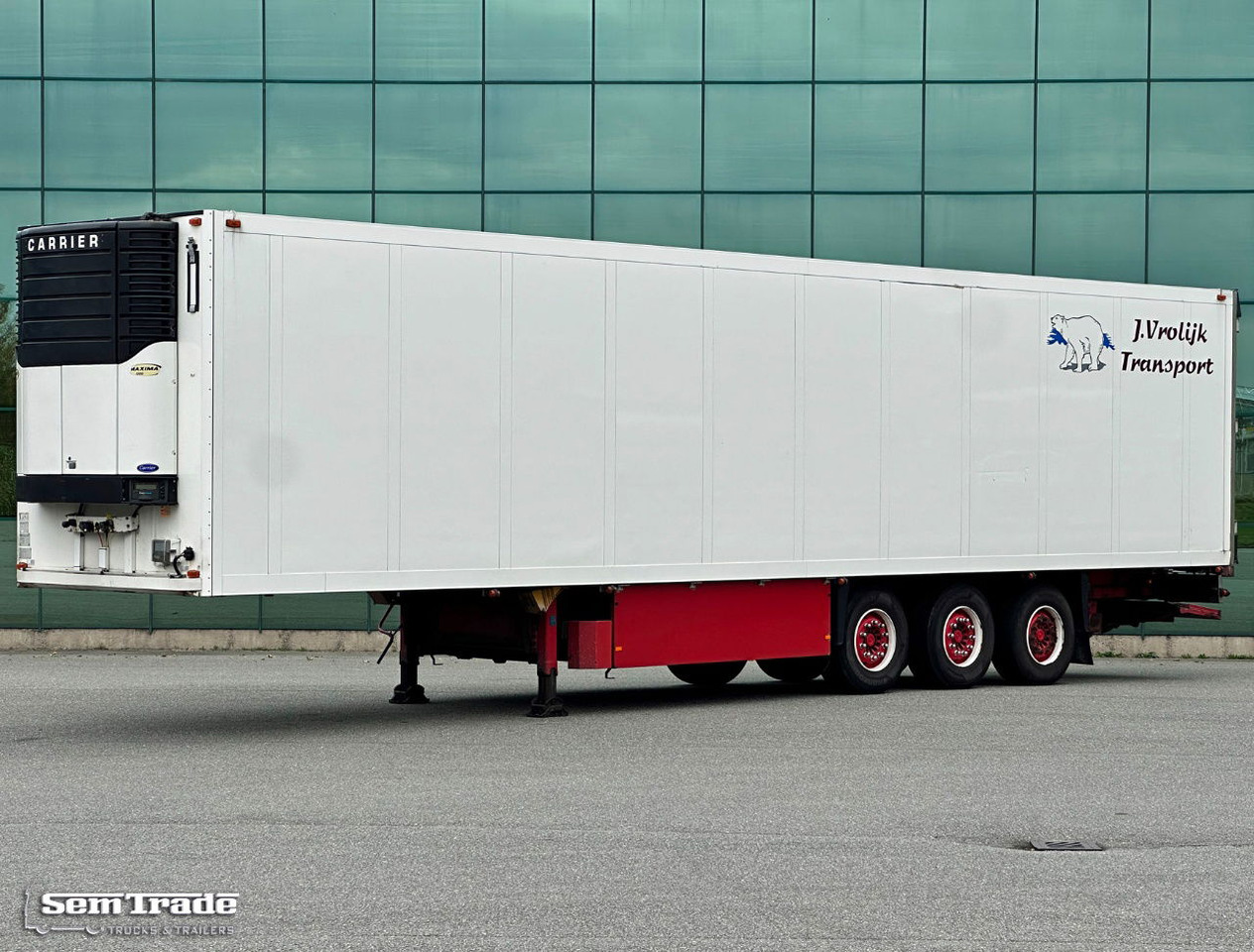 Schmitz Cargobull SKO 24 Carrier Maxima 1300 Flower Wide 2X Lift Axle - نصف مقطورة مُبرِّدة: صورة 1 Schmitz Cargobull SKO 24 Carrier Maxima 1300 Flower Wide 2X Lift Axle - نصف مقطورة مُبرِّدة: صورة 1