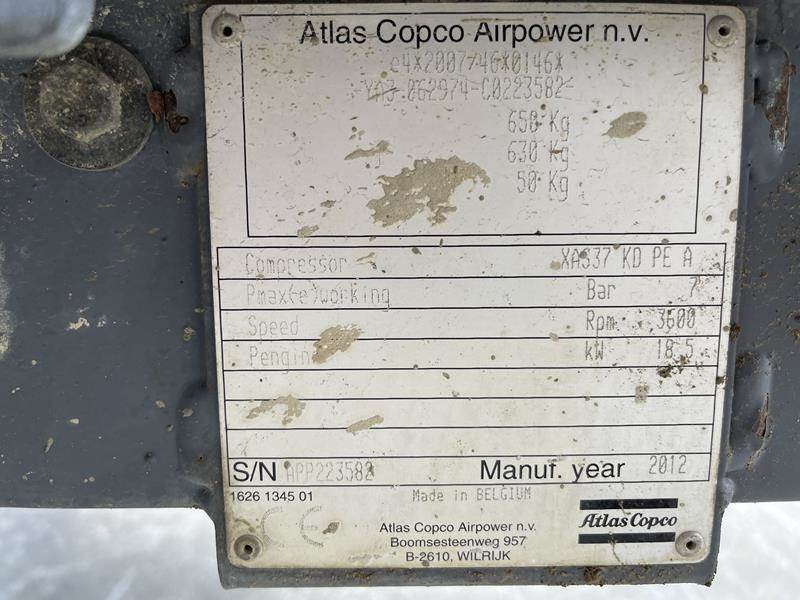 Atlas-Copco XAS 37 KD - الضاغط: صورة 5 Atlas-Copco XAS 37 KD - الضاغط: صورة 5