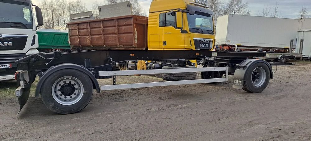 Huffermann Przyczepa na wózku HAR 1870 do hakowca - مقطورة هوك ليفت/ لود لوجر: صورة 1 Huffermann Przyczepa na wózku HAR 1870 do hakowca - مقطورة هوك ليفت/ لود لوجر: صورة 1