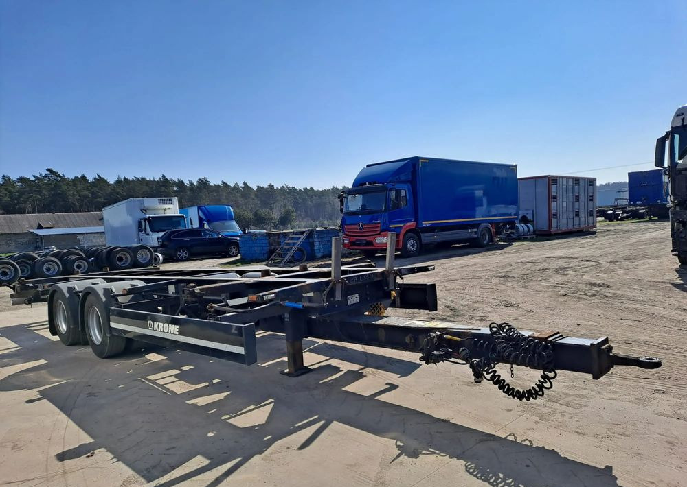 Krone Przyczepa Tandem - مقطورة نقل الحاويات: صورة 3 Krone Przyczepa Tandem - مقطورة نقل الحاويات: صورة 3