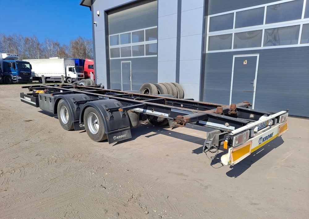 Krone Przyczepa Tandem - مقطورة نقل الحاويات: صورة 1 Krone Przyczepa Tandem - مقطورة نقل الحاويات: صورة 1