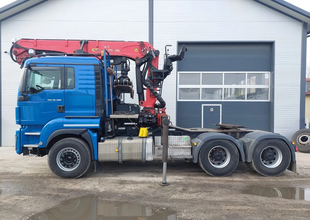 MAN TGS 26-480 6x4 do drewna PALFINGER Epsilon S 270L83 - وحدة جر: صورة 2 MAN TGS 26-480 6x4 do drewna PALFINGER Epsilon S 270L83 - وحدة جر: صورة 2