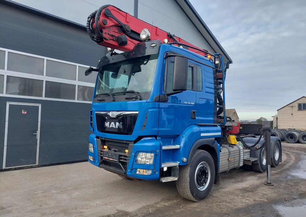 MAN TGS 26-480 6x4 do drewna PALFINGER Epsilon S 270L83 - وحدة جر: صورة 5 MAN TGS 26-480 6x4 do drewna PALFINGER Epsilon S 270L83 - وحدة جر: صورة 5