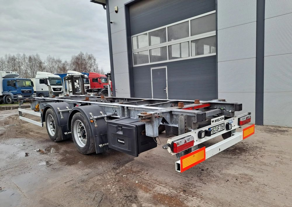 Wielton Przyczepa tandem - مقطورة نقل الحاويات: صورة 1 Wielton Przyczepa tandem - مقطورة نقل الحاويات: صورة 1